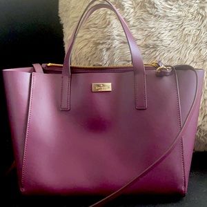 Rich Purple Kate Spade Work Tote!